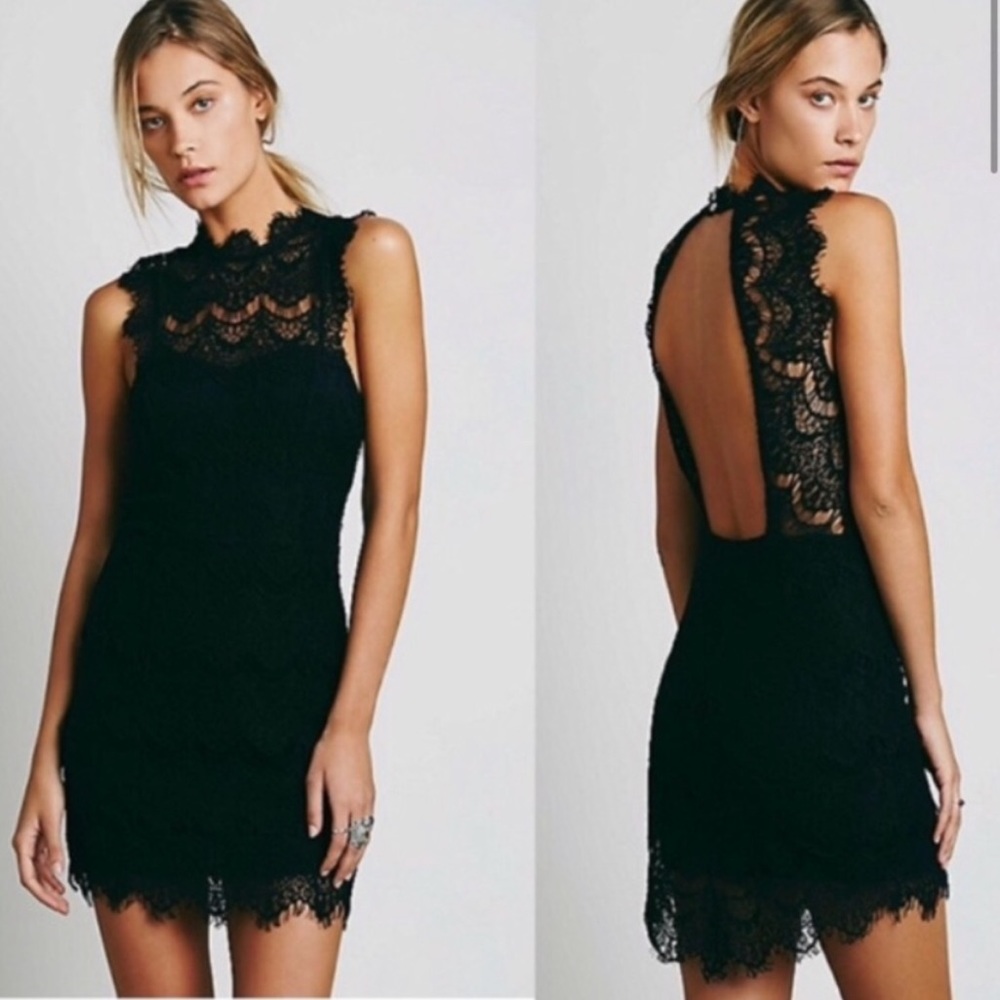NWT | free people | lace dress 🖤